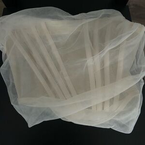 Elegant Sheer corset top